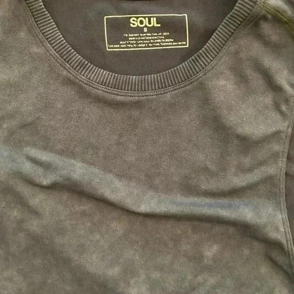 Soul Women’s Crop Tank Black Marble Soft Small - Picture 7 of 11